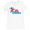 1970s retro tv show the new avengers Ladies Fitted T-Shirt