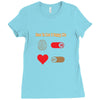 How To Live A Happy Life Ladies Fitted T-Shirt
