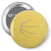 basketball sport bball streetball sportswear usa baskets ball Pin-back button