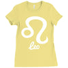 leo zodiac Ladies Fitted T-Shirt