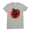 love ninja monkey banana Ladies Fitted T-Shirt