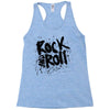 rock music r Racerback Tank