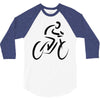 bike rider biker cyclist 3/4 Sleeve Shirt