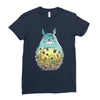 totoro forest Ladies Fitted T-Shirt