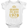 queens are born in 1978 Baby Bodysuit