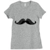 mustache Ladies Fitted T-Shirt