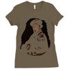 plumber in the style of rembrandt Ladies Fitted T-Shirt
