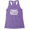 photographer shoot someone Racerback Tank
