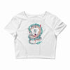 the girl and the dragon Crop Top