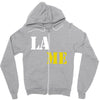lame Zipper Hoodie