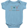 goatee beard mustache Baby Bodysuit