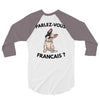 high end french bulldog 3/4 Sleeve Shirt