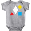 clean bandit shapes geometric Baby Onesie