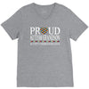 proud autism grandson V-Neck Tee