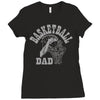 long sleeve s basketball dad Ladies Fitted T-Shirt