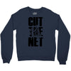 cut the net Crewneck Sweatshirt