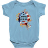 American Flag Q Fire Baby Bodysuit