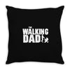 the walking dad Throw Pillow