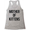 mother of kittens Racerback Tank