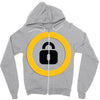 key low Zipper Hoodie
