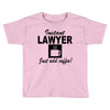 instant lawyer just add coffee Toddler T-shirt