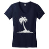 palm tree Women's V-Neck T-Shirt