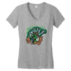 mario smash! Women's V-Neck T-Shirt