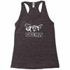 cream rock band punk Racerback Tank
