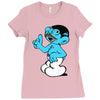 tobias smurf Ladies Fitted T-Shirt