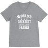 worlds greatest farter funny fathers day new men t shirt w10 V-Neck Tee