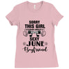 sorry this girl is already taken by a super sexy june boyfriend Ladies Fitted T-Shirt