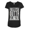 straight outta planet vegeta Maternity Scoop Neck T-shirt