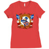 roger america Ladies Fitted T-Shirt
