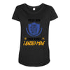 police mom  i rised mine Maternity Scoop Neck T-shirt