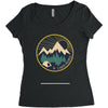 I Hate People Camping Lovers Women's Triblend Scoop T-shirt