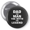 Dad The Man The Myth The Legend - Son of a Legend Family Matching Pin-back button