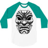 samurai warrior 3/4 Sleeve Shirt