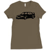 mercedes w201 Ladies Fitted T-Shirt