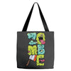 zombie font Tote Bags