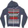 santa only comes once a year grammy is always here to cheer Zipper Hoodie