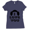 i love you and i know Ladies Fitted T-Shirt