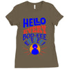 grover hello Ladies Fitted T-Shirt