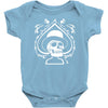 totenkopf zylinder skull pik poker ace topper bike mc rock metal Baby Onesie