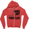 make smart choicees in your life Zipper Hoodie