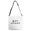 boyfriend friends tv show parody Adjustable Strap Totes