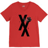 mgk t xx shirt flower black rose V-Neck Tee