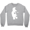 sax player lady face optical illusion Crewneck Sweatshirt