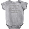 too lazy to get a halloween costume Baby Onesie