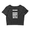 badass mechanic Crop Top