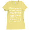 ron swanson's will riddle map parks and recreation Ladies Fitted T-Shirt
